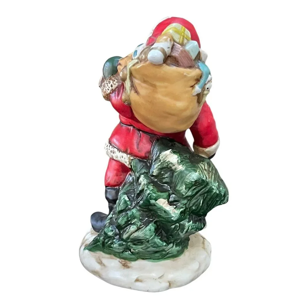 VTG Traditions Porcelain OLD ST‎ NICHOLAS, OLD WORLD SANTA, FATHER CHRISTMAS SET
